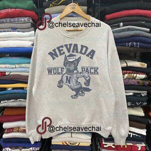 Vintage University of Nevada Reno Wolf Pack Shirt, Nevada Wolf Pack Sweatshirt